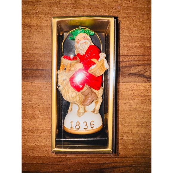 Other - Father Christmas on a Goat Britain Circa 1836 Holiday Ornament Robert Seymour